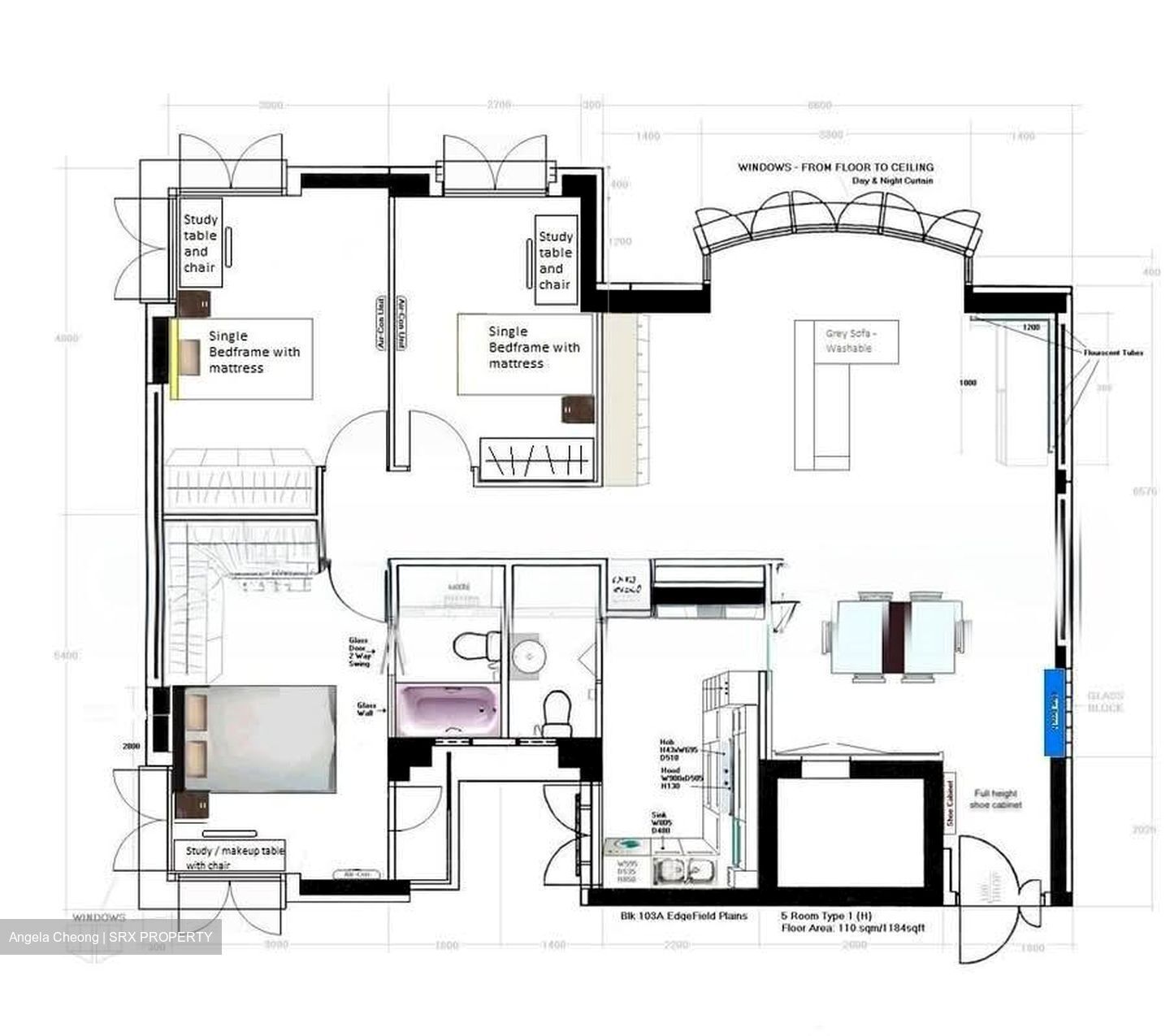 Blk 103A Edgefield Plains (Punggol), HDB 5 Rooms #570239641